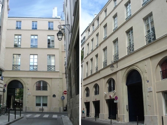 Ravalement de façade de la « Maison Mozart » à Paris 2e