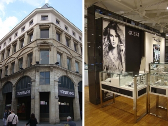 Facade renovation and interior fit-out of the PRINTEMPS department store in Rouen