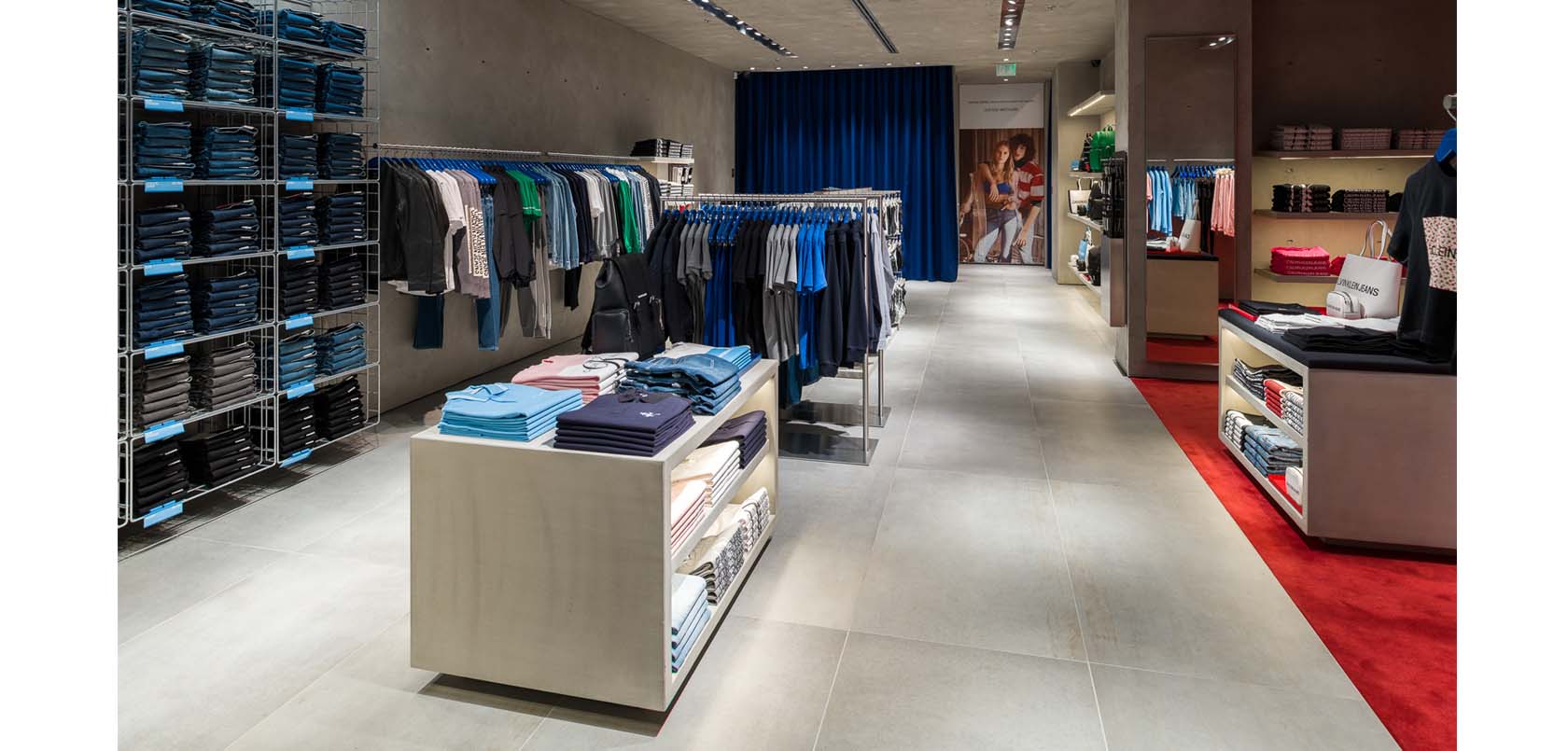 inside calvin klein store