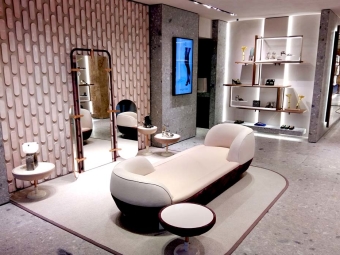 Création d’une boutique Sergio Rossi, Rue du Faubourg Saint-Honoré, Paris