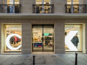 CALVIN KLEIN store in Paris, Le Marais